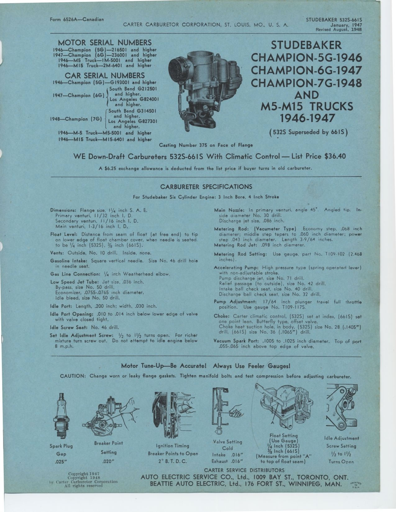 Studebaker Champion 1946. 1947, 1948 - Trucks 1946, 1947