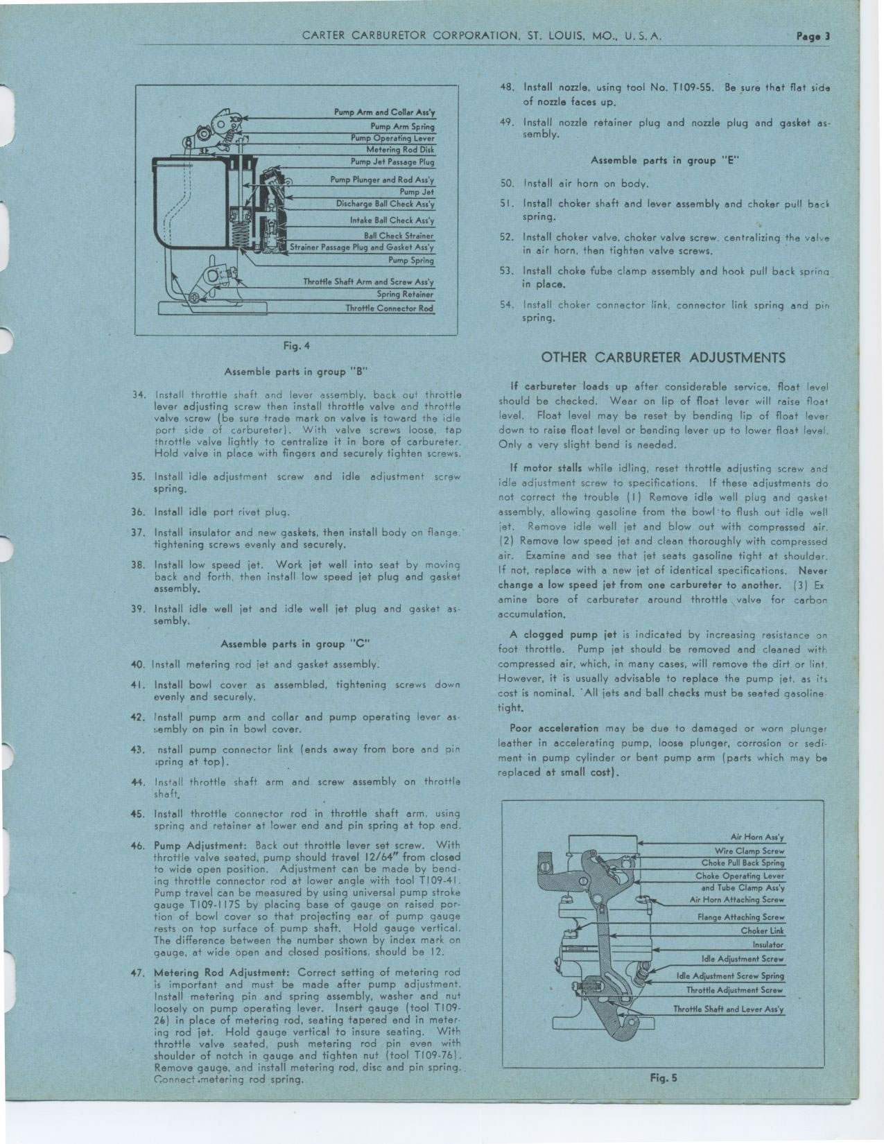 1939 Studebaker Champion Model G Service Instructions